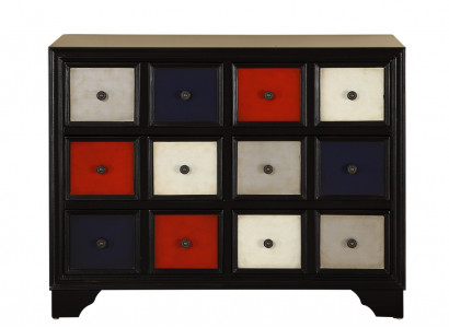 Kommode Apotheken Schubladenschrank Schrank echt holz Schubladenschrank Schrank